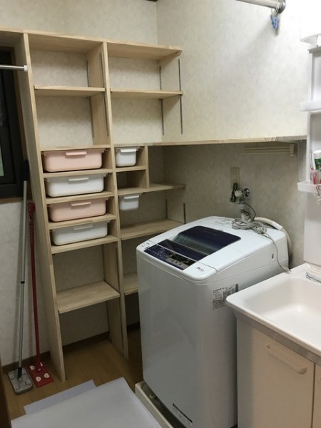 収納リフォーム 洗面所(洗面台) 株式会社藤島住建