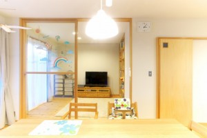 広々としたLDK空間に。動線もスムーズです。