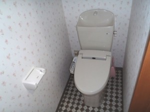 段差もなくなり使い勝手のいい洋式トイレにリフォームしました。