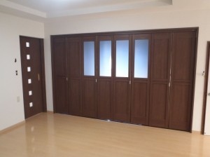 モダン和風の内装リフォームに仕上がりました。
