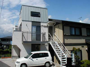 ＳＥ構法を利用して、母屋のリフォームと新築離れの増築
