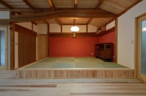 天然素材、木材をふんだんに使用したお洒落で落ち着く古民家へ