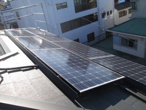 太陽光発電を取り付けました。