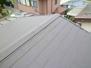 軽量で耐候性のあるガルバリウム鋼板に変えました。費用、工期ともに抑えられました。