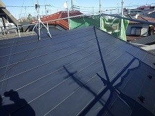 雨漏りが発生していた瓦屋根を横暖ルーフＳに葺き替えました。