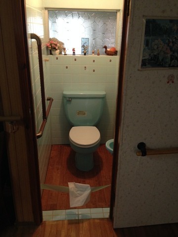 トイレにある段差をなくしてバリアフリーに