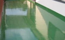 丁寧にベランダの防水塗装を行いました。雨漏りの不安もありません。