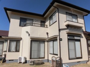 明るく爽やかな雰囲気の外観が完成しました。
