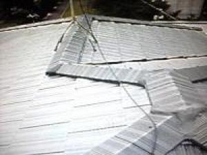 お気に入りのグリーンの屋根に