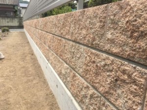 劣化防止の為、撥水処理を行いました。