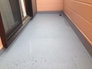 バルコニーの防水工事で安心して過ごせるように。