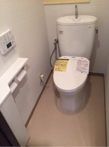 清潔感溢れる綺麗なトイレに変わりました。