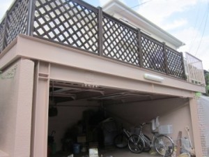 防水効果も高まり、安全できれいなガレージになりました