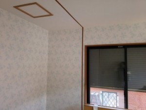 外壁だけなく室内のクロスも張り替えました！