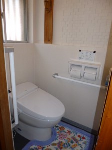 清潔感溢れるトイレ空間が完成しました。