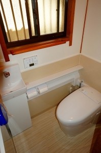 清潔感溢れるトイレに仕上がりました！