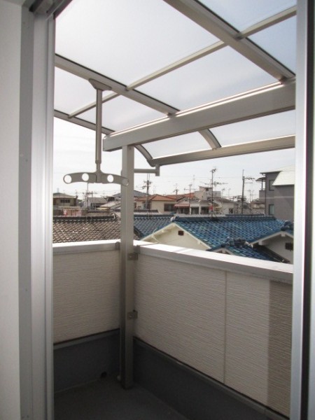 屋根を付けたことで雨の日でも安心です！