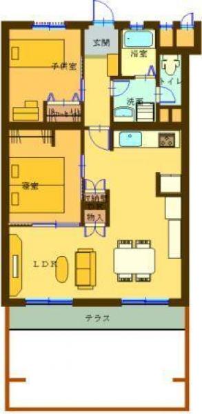 間取り変更、水回り設備も新しくし、住み心地のよい部屋へ
