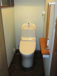 新しくトイレを取り替えました。また、空間全体をリフォームしました。
