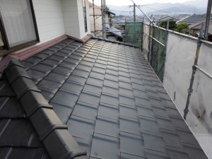 雨や風などにも強い屋根になりました
