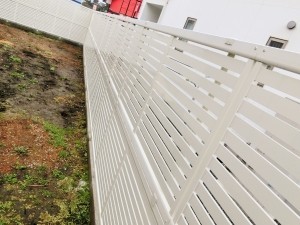 視線を気にすることなく、のんびりできる空間ができました
