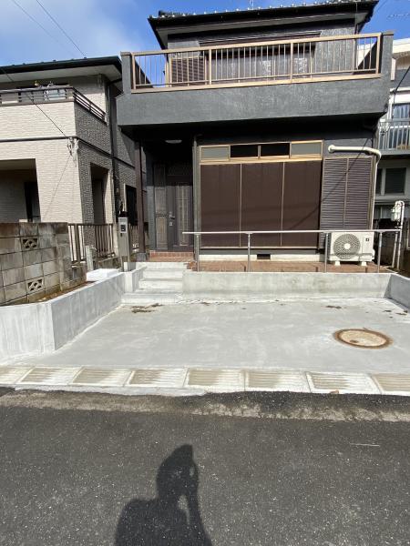 駐車場スペース確保と外壁塗装
