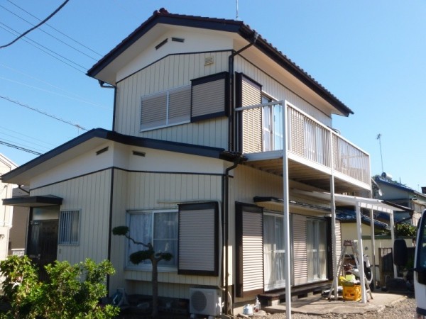 新築のような外観に戻りました。